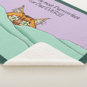 Beste kat pap! Vaderdag Sherpa Deken (3/4)