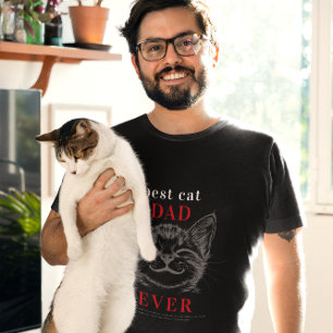 Beste kat papa definitie   Schattige kattengezicht T-shirt