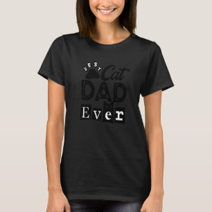 Beste kat papa met kat t-shirt