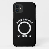 Beste kat papa ooit aangepaste foto aangepast Case-Mate iPhone case (Achterkant)