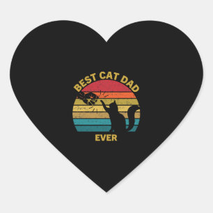 beste kat papa ooit classic t Shirt Hart Sticker