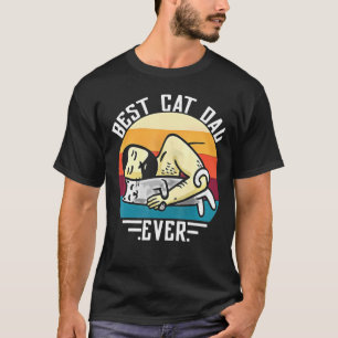 Beste kat papa ooit die slapen t-shirt
