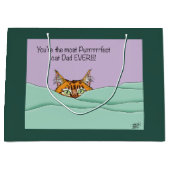 Beste kat papa ooit! Father Day Groot Cadeauzakje (Voorkant)