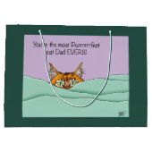 Beste kat papa ooit! Father Day Groot Cadeauzakje (Achterkant)
