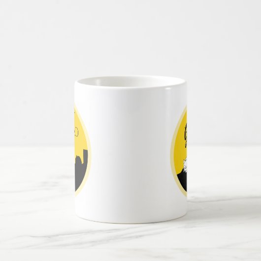 Beste kat papa ooit gepersonaliseerde mok (Center)