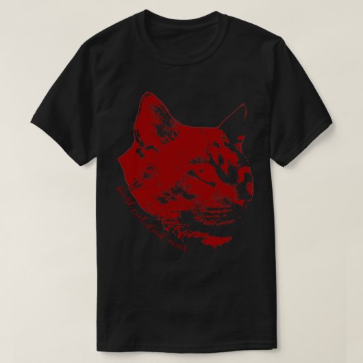 Beste kat papa ooit grappig kat gezicht  cadeau t-shirt (Design voorkant)