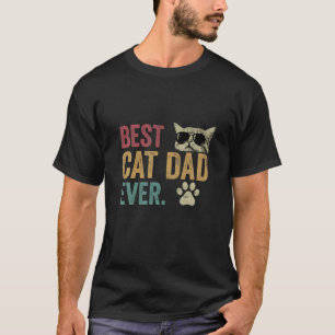 beste kat papa ooit grappige kat papa cadeau t-shirt