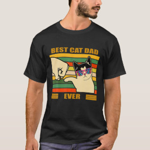 Beste kat papa ooit grappige kat papa t-shirt