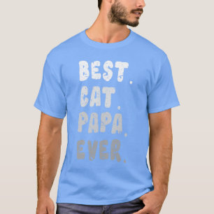 Beste Kat Papa Ooit Grappige Katteneigenaar Vader T-shirt