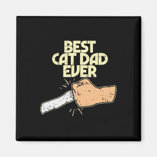 Beste kat papa ooit grappige kitten huisdier liefh magneet