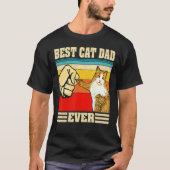 Beste kat papa ooit kat kat t-shirt (Voorkant)