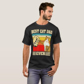 Beste kat papa ooit kat kat t-shirt (Voorkant volledig)