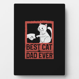 Beste kat papa ooit kat papa Spint minnaar vader's Fotoplaat