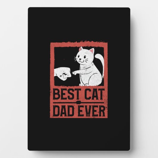 Beste kat papa ooit kat papa Spint minnaar vader's Fotoplaat (voorkant)