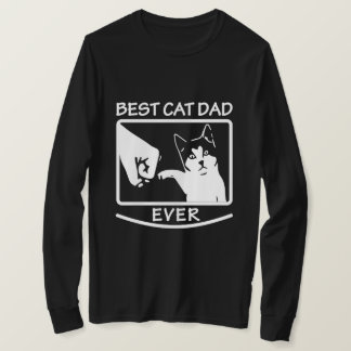 Beste kat papa ooit - Lange hoes Shirt