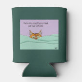 Beste kat papa ooit! Vaderdag Blikjeskoeler (Achterkant)