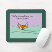 Beste kat papa ooit! Vaderdag Muismat (Met muis)