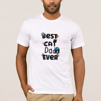 Beste kat papa ooit weg Gevist Schattigee katten T-shirt