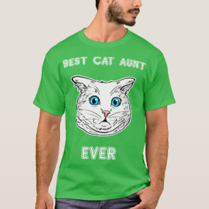 Beste kat tante ooit kat liefhebber T-shirt kat ei