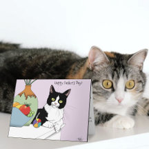 Beste Kat Vader Cute Tuxedo Kat Vaderendag