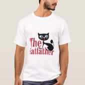 Beste kat vader, de kat vader, vaders dag grappig t-shirt (Voorkant)