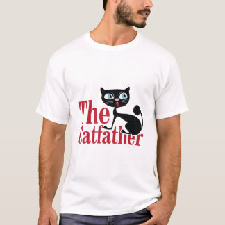 Beste kat vader, de kat vader, vaders dag grappig  t-shirt