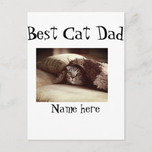 beste kat vader foto naam vaderdag huisdier vader briefkaart