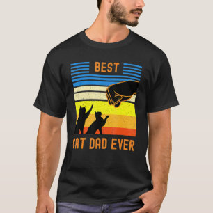 Beste kat vader ooit eerste bobbel voor vier doddi t-shirt