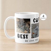 BESTE KAT VADER OOIT Foto Collage Pootafdruk