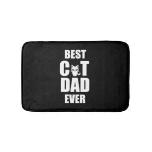 Beste kat vader ooit, Funny Cat Shirt, kat vader S Badmat