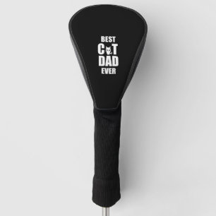 Beste kat vader ooit, Funny Cat Shirt, kat vader S Golfheadcover
