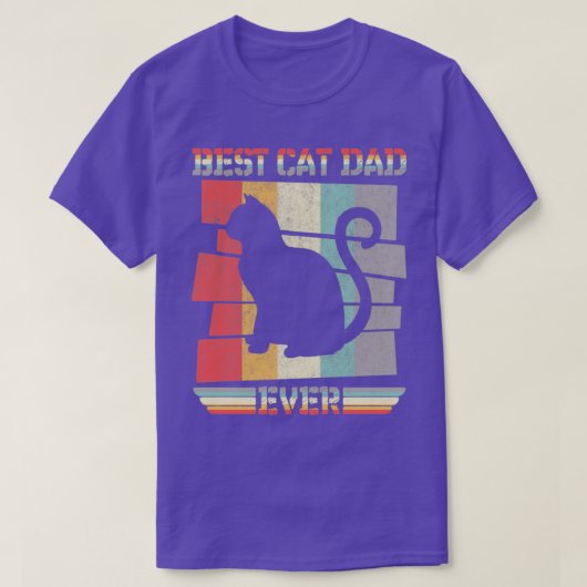 Beste kat vader ooit grappige kat pap vader  Ret T-shirt (Design voorkant)