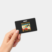 Beste kat vader ooit grappige kat papa badge (Handheld)