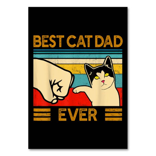 Beste kat vader ooit grappige kat papa kaart (Voorkant)