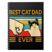 Beste kat vader ooit grappige kat papa notitieboek (Voorkant)