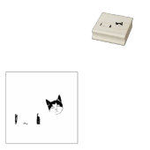 Beste kat vader ooit grappige kat papa rubberstempel (Gestempeld)