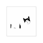 Beste kat vader ooit grappige kat papa rubberstempel (Afrduk)