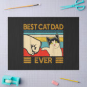 Beste kat vader ooit grappige kat papa tissuepapier (Craft)