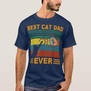 Beste kat vader ooit grappige kat vader vader dag t-shirt