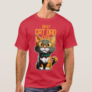 Beste kat vader ooit Kat Kitten Lover papa vaders T-shirt