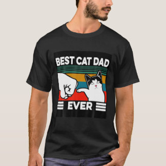 beste kat vader ooit t-shirt