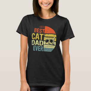beste kat vader ooit voor mannen kat pap 2 t-shirt