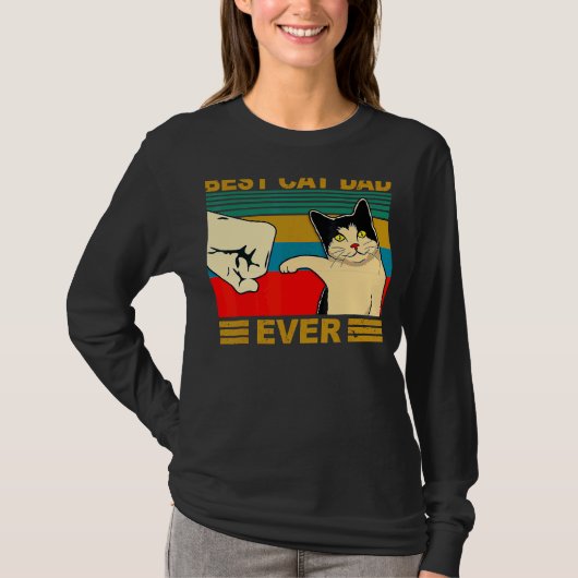 beste kat vader ooit vuist borrel papa Fath T-shirt (Voorkant)