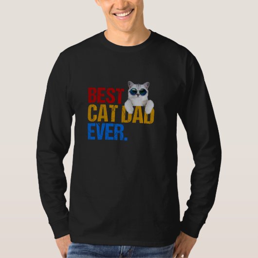 Beste kat vader ooit vun kat eigenaar vader Kat Ca T-shirt (Voorkant)