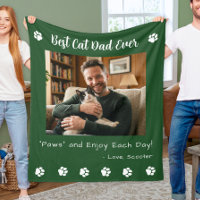 Beste Kat Vader Pootjes Groene Huisdier Foto