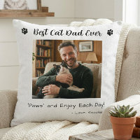 Beste Kat Vader Pootjes Huisdier Foto Wit