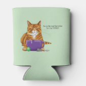 Beste kat vader Vaderdag Blikjeskoeler (Achterkant)