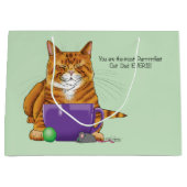 Beste kat vader Vaderdag Groot Cadeauzakje (Voorkant)