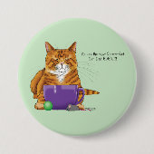 Beste kat vader Vaderdag Ronde Button 7,6 Cm (Voorkant)