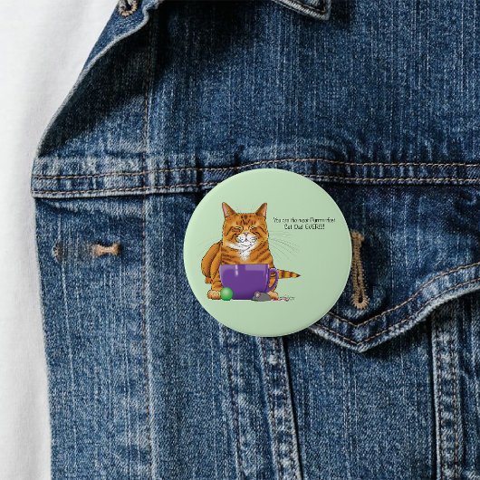 Beste kat vader Vaderdag Ronde Button 7,6 Cm